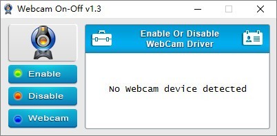 WebCam On-Off(启用禁用摄像头工具)