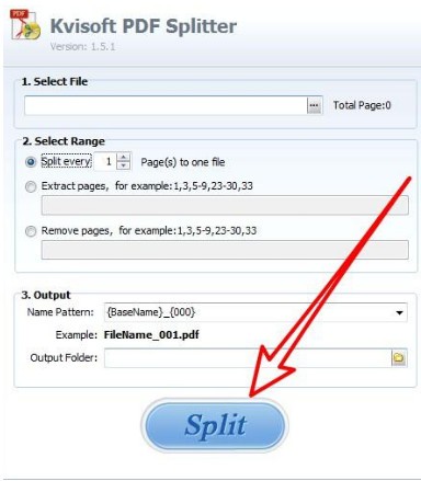 Kvisoft PDF Splitter Free(PDF分割工具)