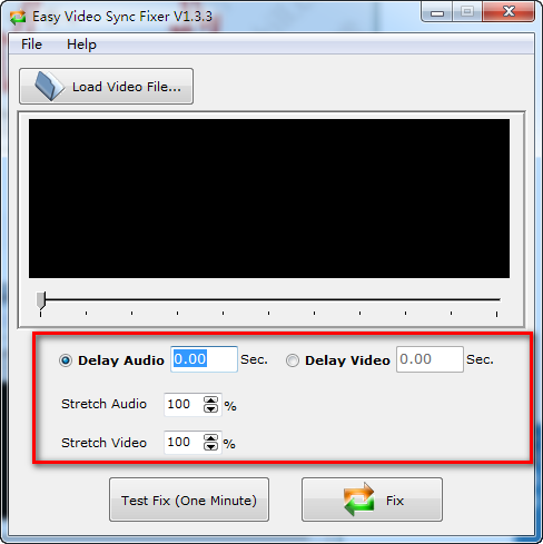 视频音频同步软件(Easy Video Sync Fixer)