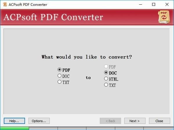 ACPsoft PDF Converter(万能PDF转换器)