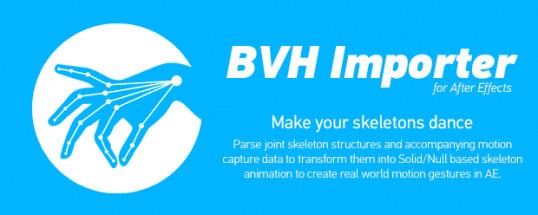 BVH Importer(AE骨骼动作捕捉导入生成动画脚本)