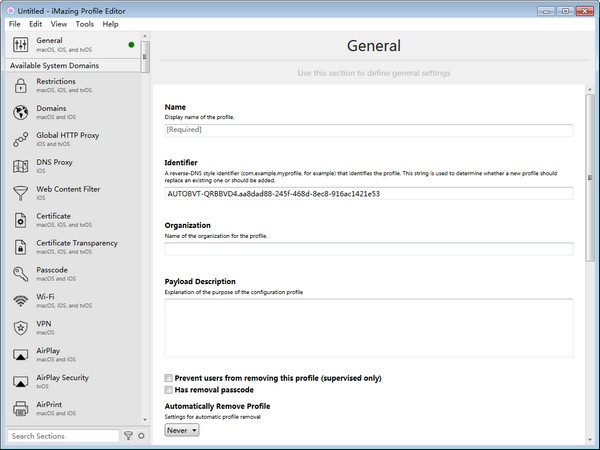 iMazing Profile Editor(苹果设备配置软件)