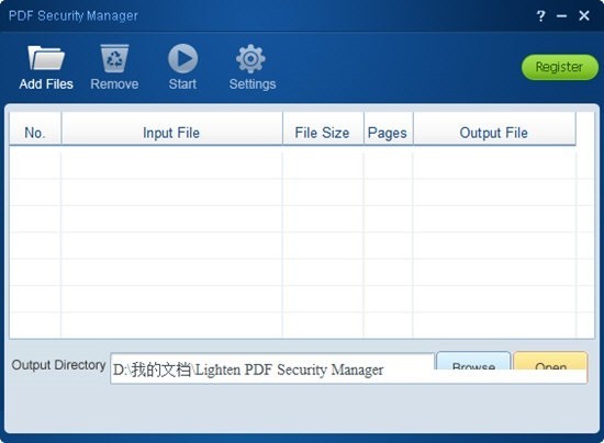 Lighten PDF Security Manager(PDF安全管理工具)