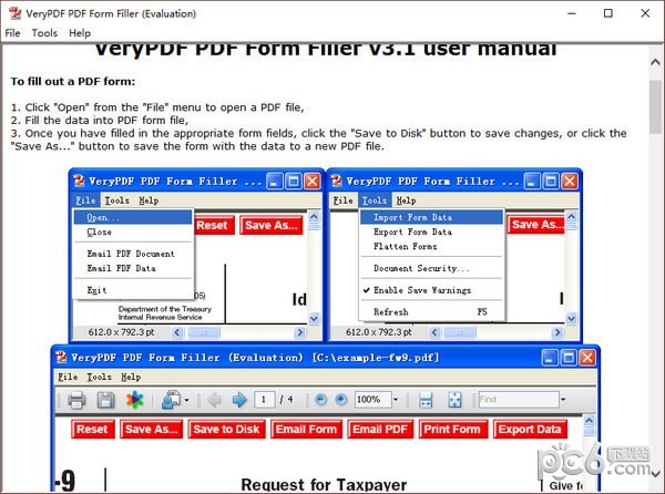 VeryPDF PDF Form Filler(PDF表单填充软件)
