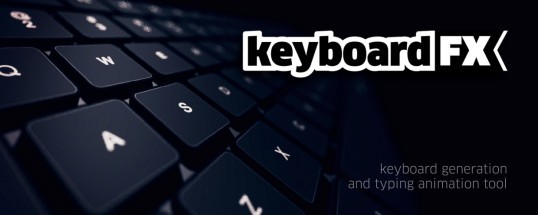 AEscripts keyboardFX(AE实体键盘输入打字动画生成脚本)