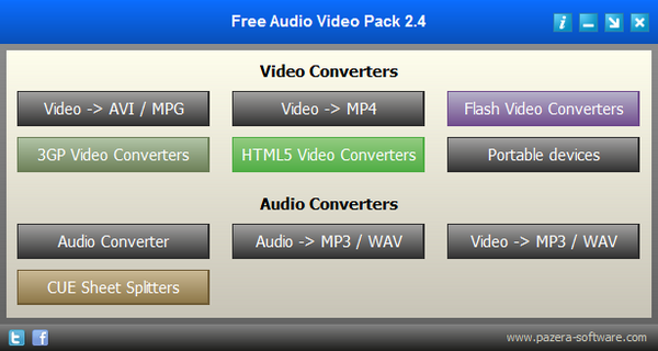 Free Audio Video Pack(视频格式转换器)
