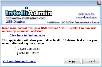USB Disabler(USB接口启用禁用工具)