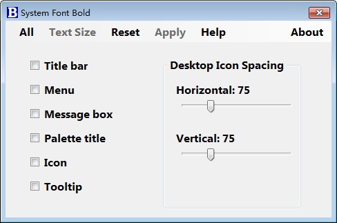 System Font Bold(系统字体设置软件)