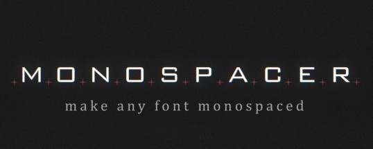 Monospacer(字体大小位置自适应AE插件)