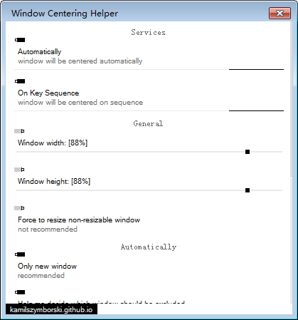 Window Centering Helper(电脑窗口自动居中工具)