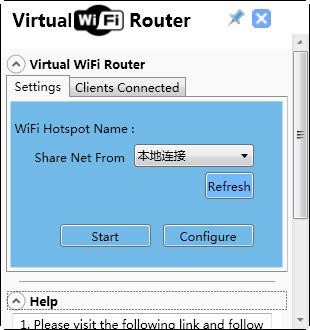 虚拟无线路由器(Virtual WiFi Router)