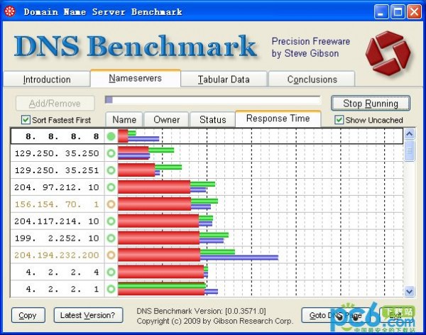 DNS测速工具(DNS Benchmark)