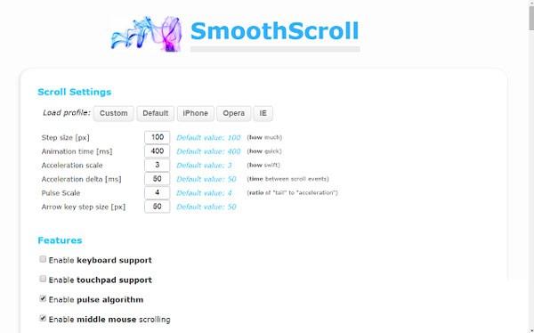 smoothscroll插件