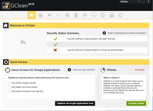 Abelssoft GClean(Windows流氓软件清理大师)