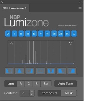 NBP Lumizone(PS亮度蒙版调色插件)