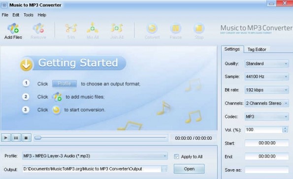 Music to MP3 Converte(音乐格式转换工具)