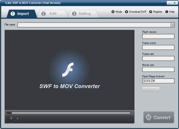 iLike SWF to MOV Converter(swf转mov工具)